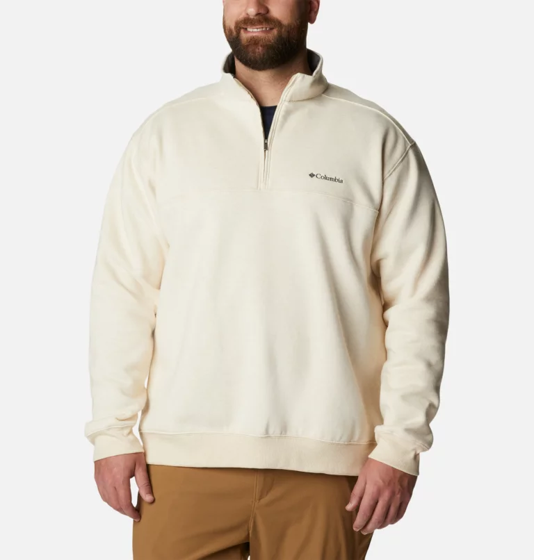 Men's Hart Mountain™ II Half Zip Sweatshirt - Big Oatmeal Heather