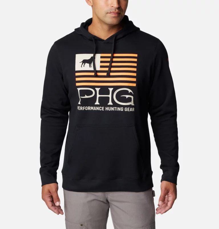 Men's PHG™ Hunt Star Hoodie Black,Blaze Dog Star