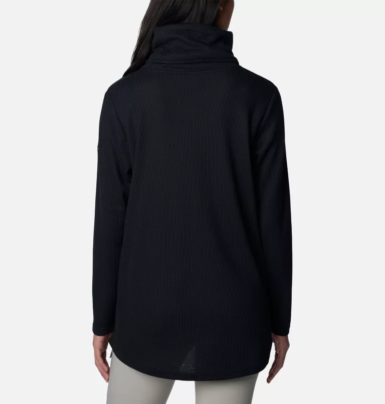 Women's Holly Hideaway™ Waffle Cowl Neck Pullover Black