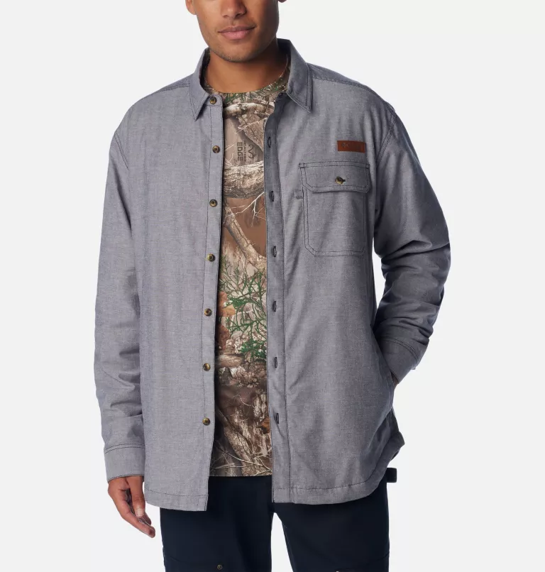 Men's PHG Roughtail™ Lined Shirt-Jacket Black,RT Edge