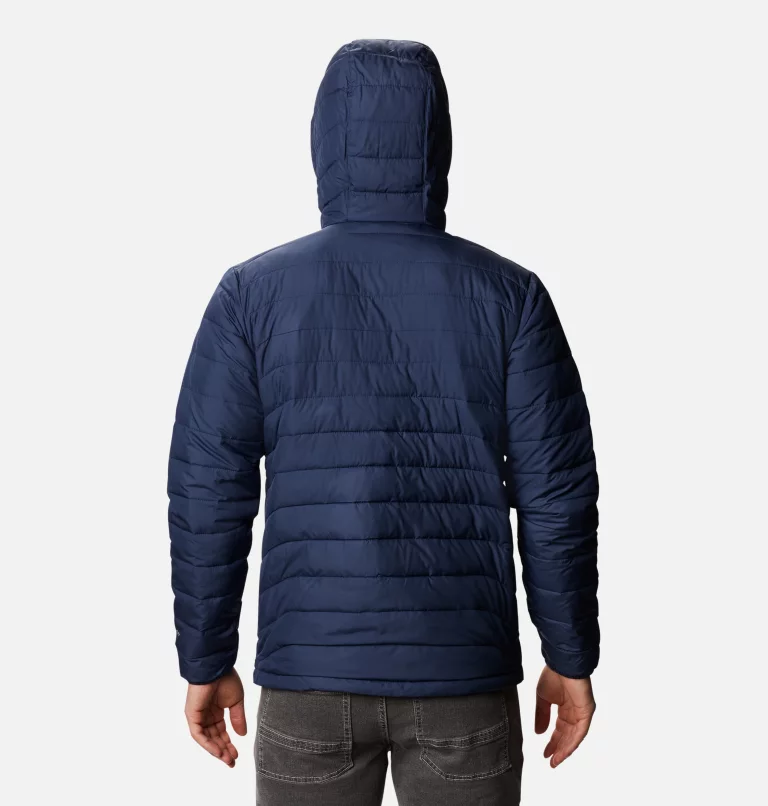 Men’s Powder Lite™ Hooded Insulated Jacket - Tall Collegiate Navy