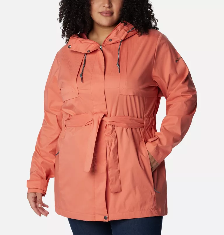 Women's Pardon My Trench™ Jacket – Plus Size Faded Peach