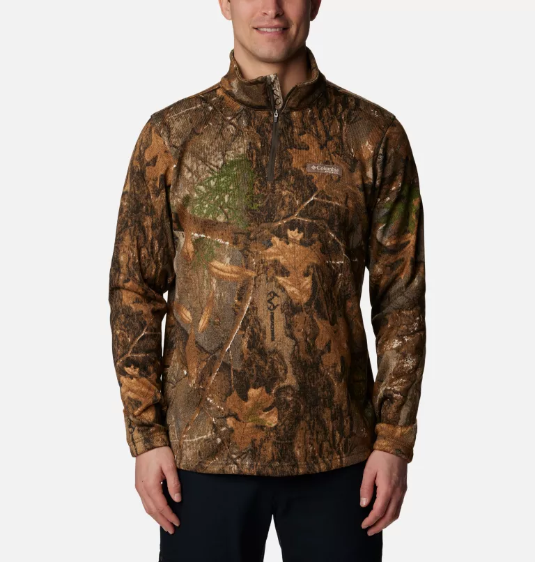 Men's PHG Bucktail™ Quarter Zip Pullover Realtree Edge