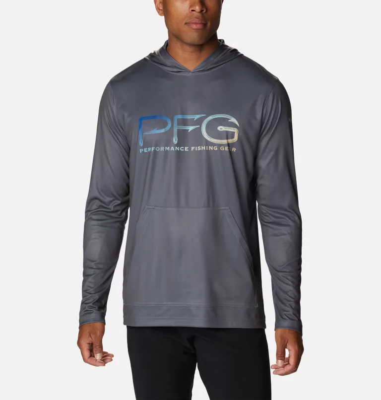 Men's PFG Terminal Tackle™ Hooks Hoodie City Grey,Cocoa Butter Gradient