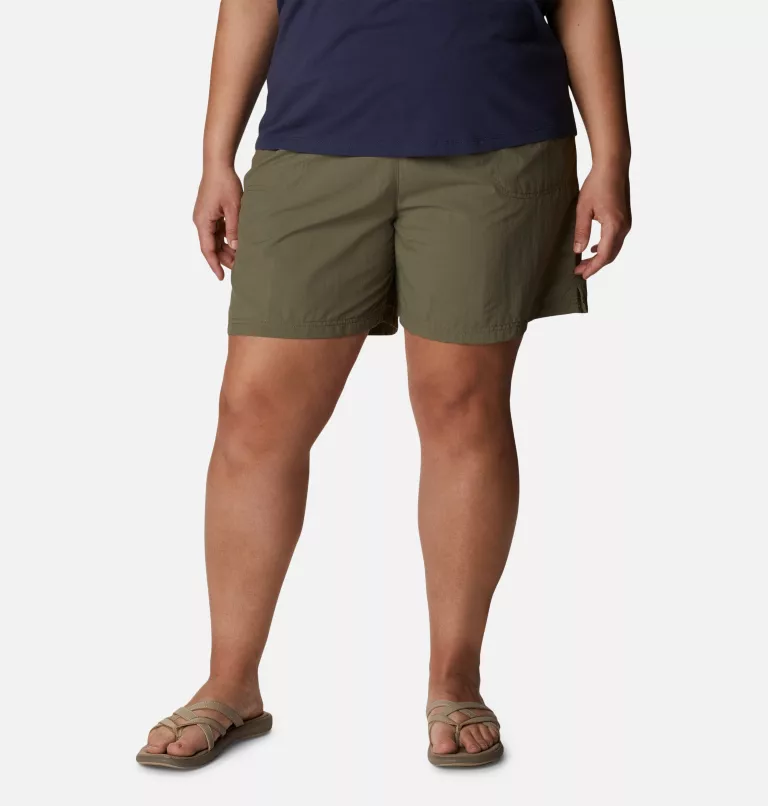 Women's Sandy River™ Shorts - Plus Size Stone Green