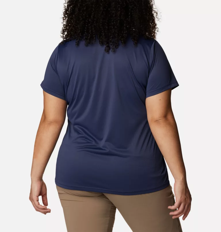 Women's Columbia Hike™ Short Sleeve Crew Shirt - Plus Size Nocturnal