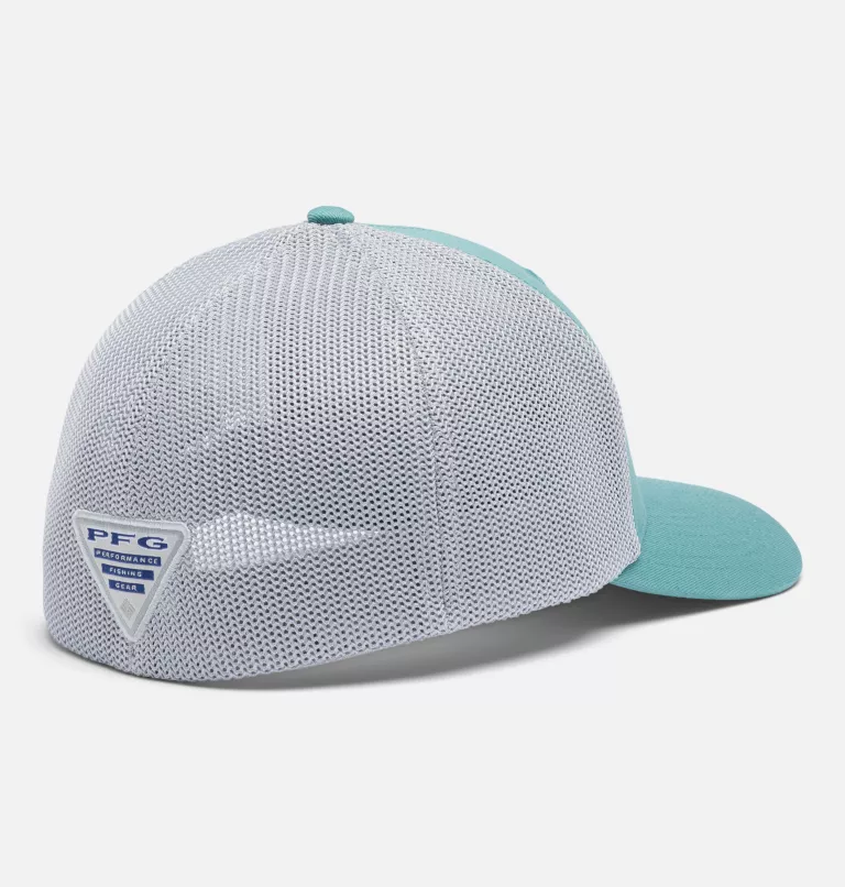 PFG Logo™ Mesh Ball Cap - Low Crown Tranquil Teal,Cool Grey