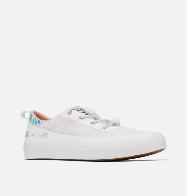 Women's PFG Bonehead™ Shoe - Wide White,Light Coral