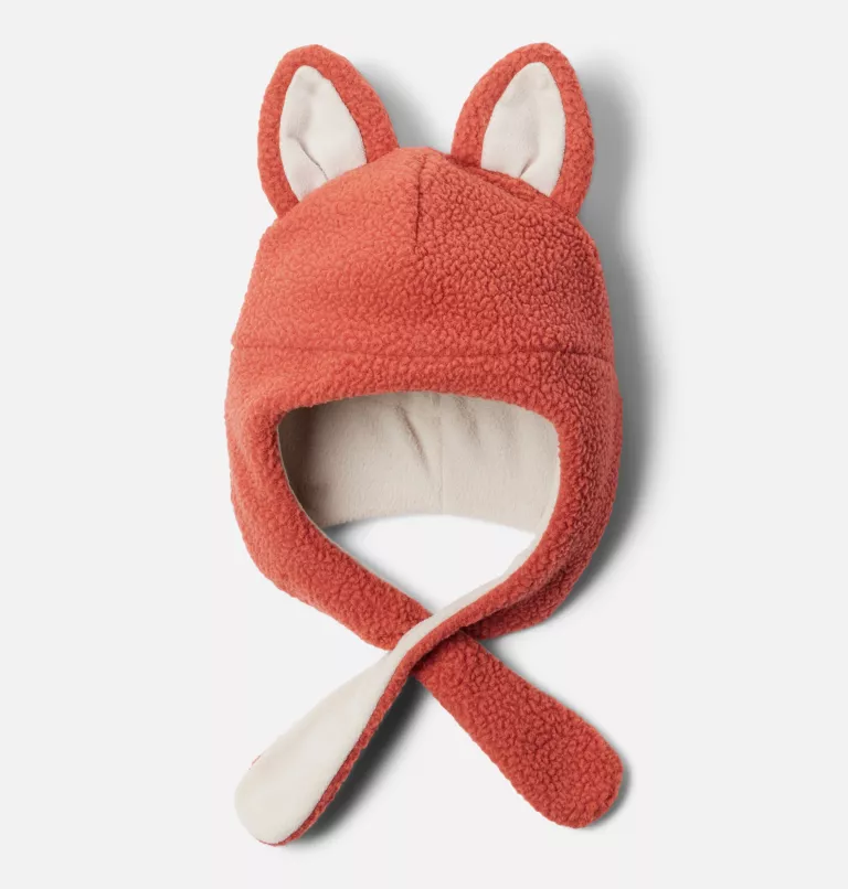 Infant Tiny Animal™ Beanie II Warp Red,Dark Stone