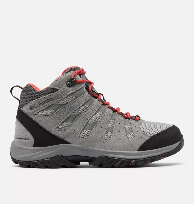 Women's Redmond III Mid Waterproof Boot - Wide Steam,Red Coral
