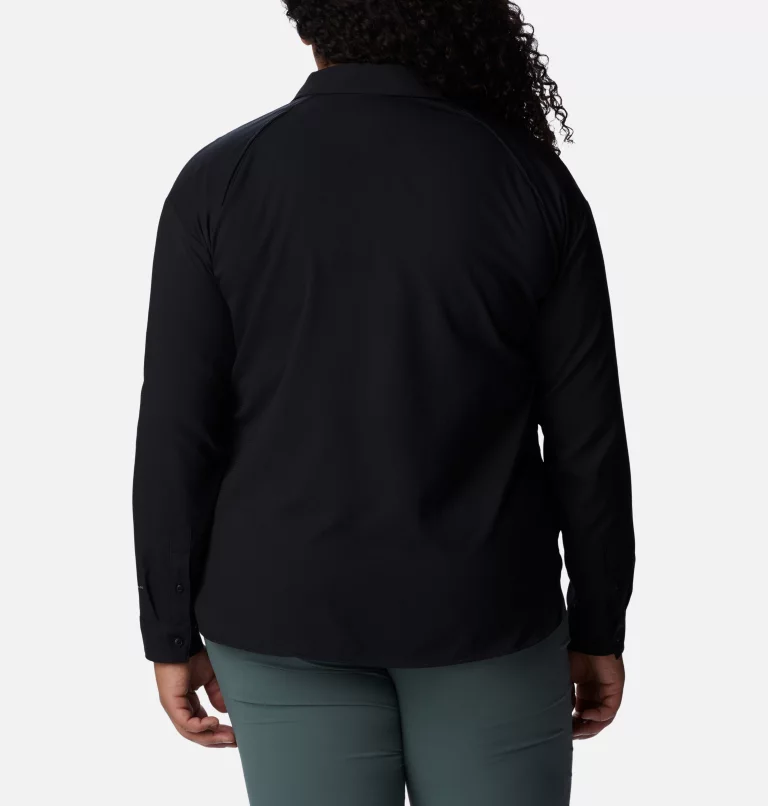Women's Silver Ridge Utility™ Long Sleeve Shirt - Plus Size Black