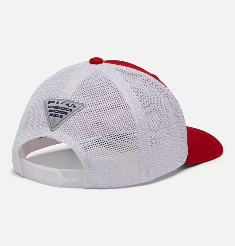 Kids' PFG Mesh Snap Back™ Ball Cap - Georgia UGA - Bright Red