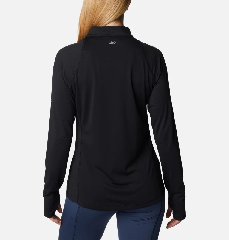 Women's Endless Trail™ Half Zip Mesh Long Sleeve Shirt Black