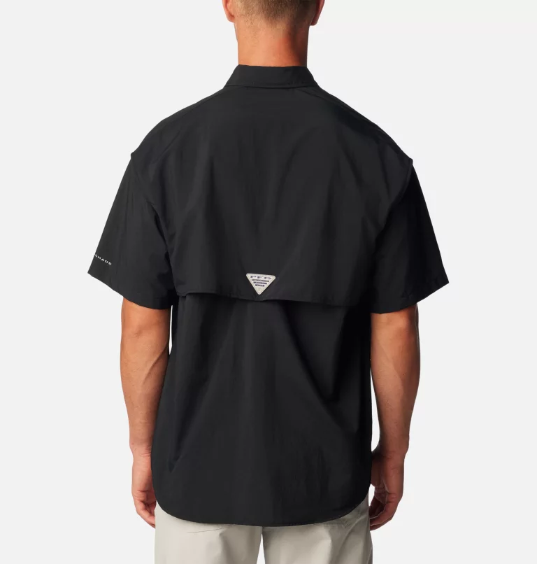 Men’s PFG Bahama™ II Short Sleeve Shirt Black