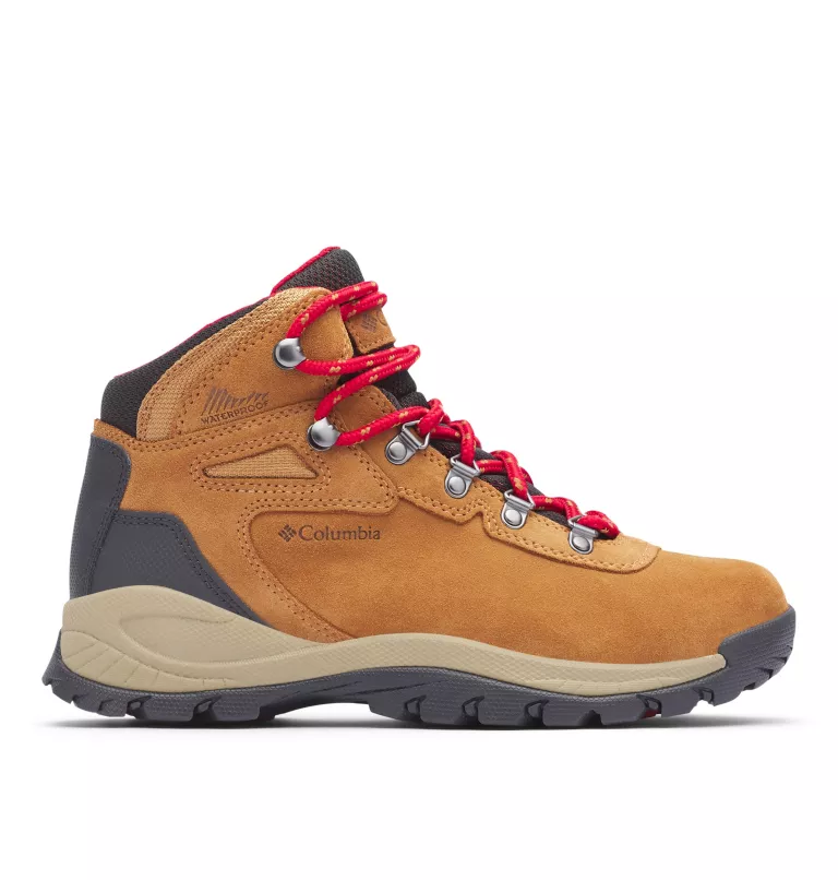 Women’s Newton Ridge™ Plus Waterproof Amped Hiking Boot Elk,Mountain Red