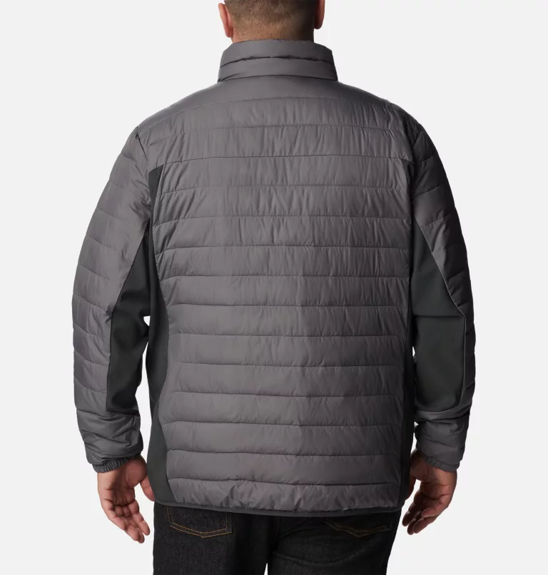 Men's Powder Lite™ Hybrid Jacket - Big City Grey,Shark