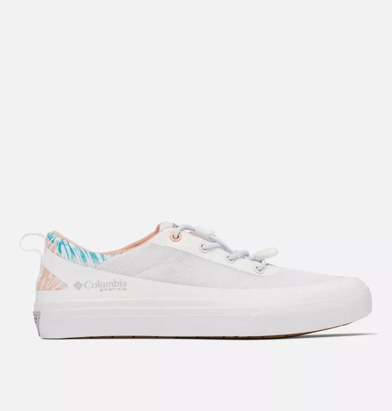 Women's PFG Bonehead™ Shoe - Wide White,Light Coral