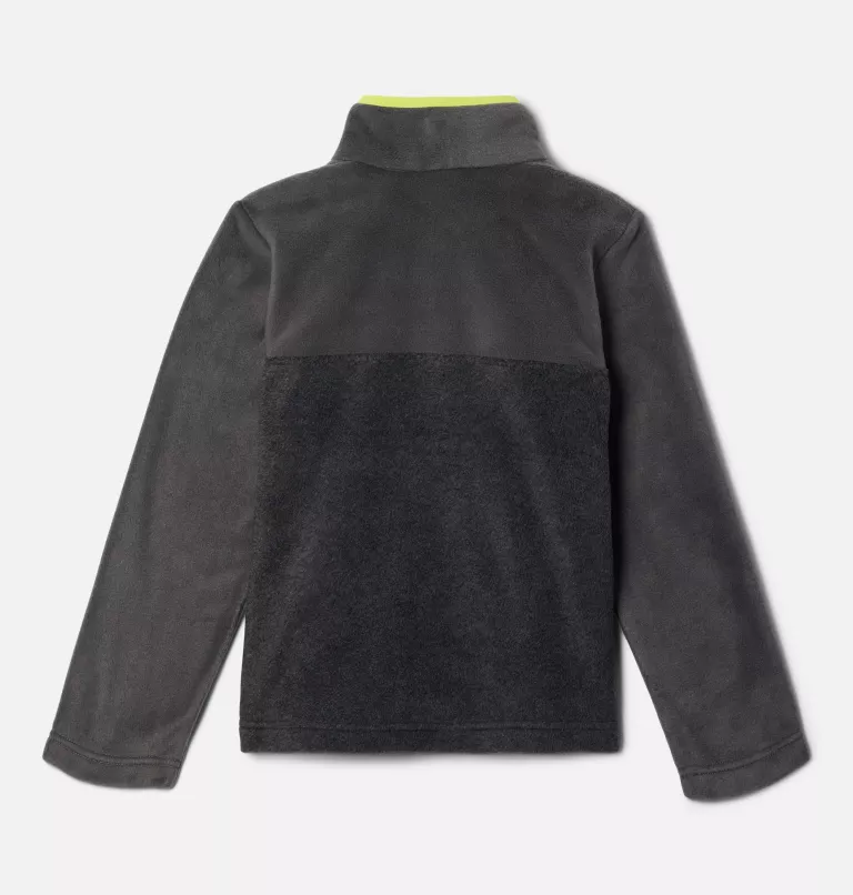 Boys' Steens Mountain™ Quarter Snap Fleece Pullover Charcoal Heather,Shark