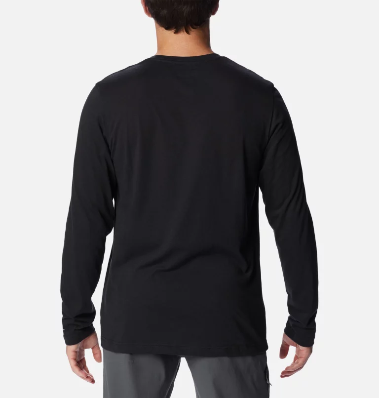 Men's Thistletown Hills™ Long Sleeve Crew Shirt - Tall Black