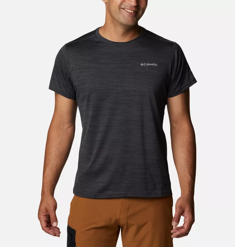 Men's Alpine Chill™ Zero Short Sleeve Crew Shirt Black Heather