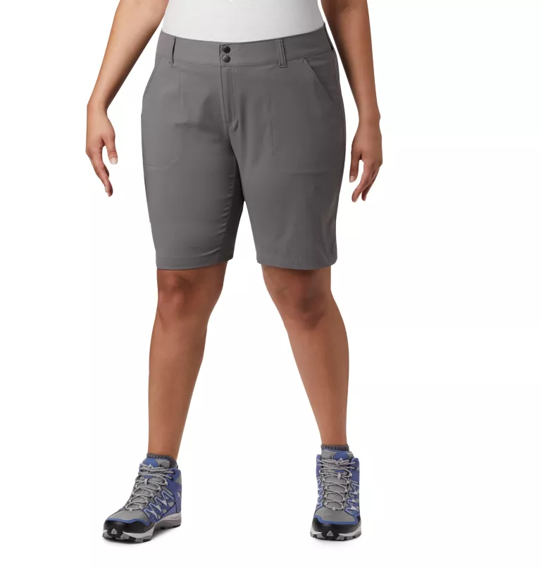 Women's Saturday Trail™ Long Shorts - Plus Size City Grey
