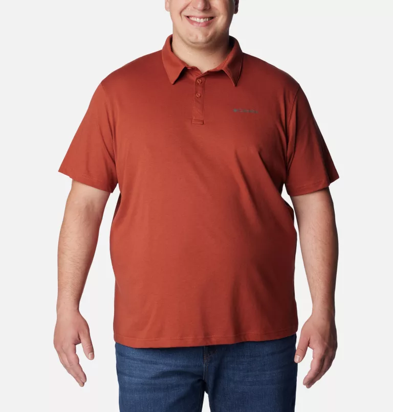 Men's Thistletown Hills™ Polo - Big Warp Red Heather