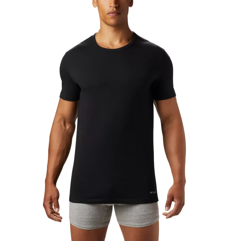 Men's 3 Pack Crew Neck Tee Classic Fit Black