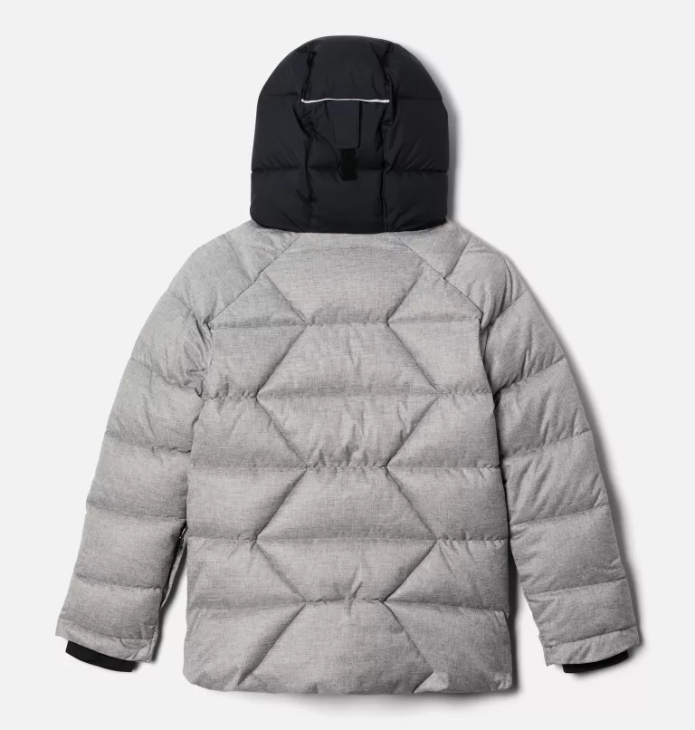 Boys' Winter Powder™ II Quilted Jacket City Grey Heather,Black