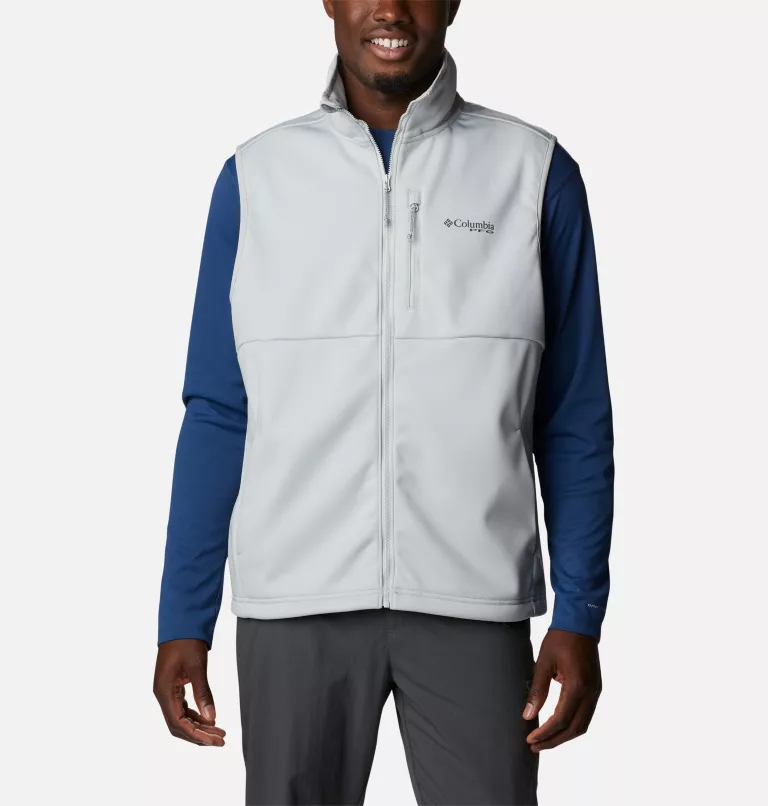 Men's PFG Terminal™ Stretch Softshell Vest Black