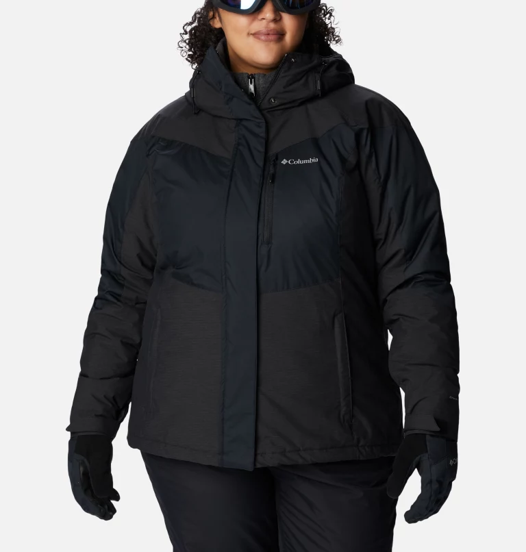 Women's Rosie Run™ Insulated Jacket - Plus Size Black,Black Heather