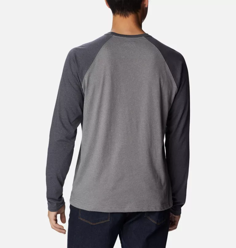 Men's Thistletown Hills™ Raglan Shirt City Grey Heather,Shark Heather