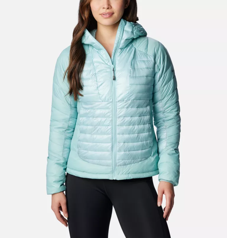 Women's Labyrinth Loop™ Insulated Hooded Jacket Aqua Haze