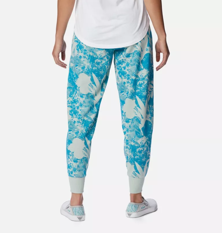 Women's PFG Slack Water™ French Terry Joggers Cool Green Skydye
