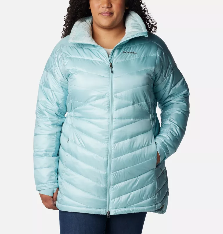 Women's Joy Peak™ Mid Jacket - Plus Size Aqua Haze