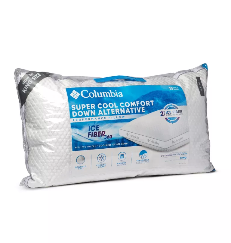 Ice Fiber Pillow - King White