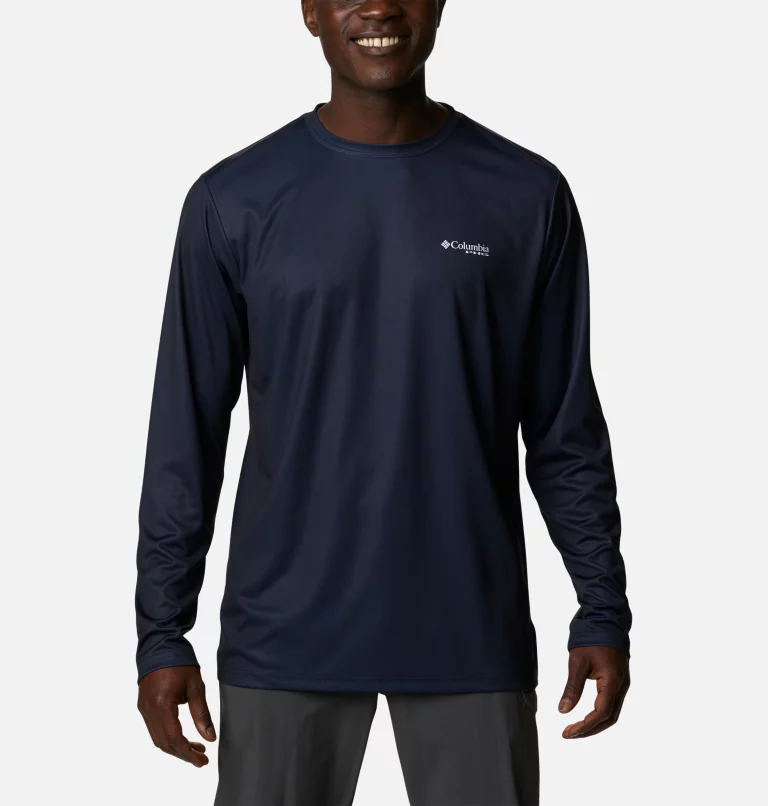 Men's PHG Terminal Shot™ Game Flag Long Sleeve Shirt - Tall Sahara,Cordovan Big Game Flag