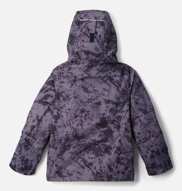 Girls’ Bugaboo™ II Fleece Interchange Jacket Black Flurries