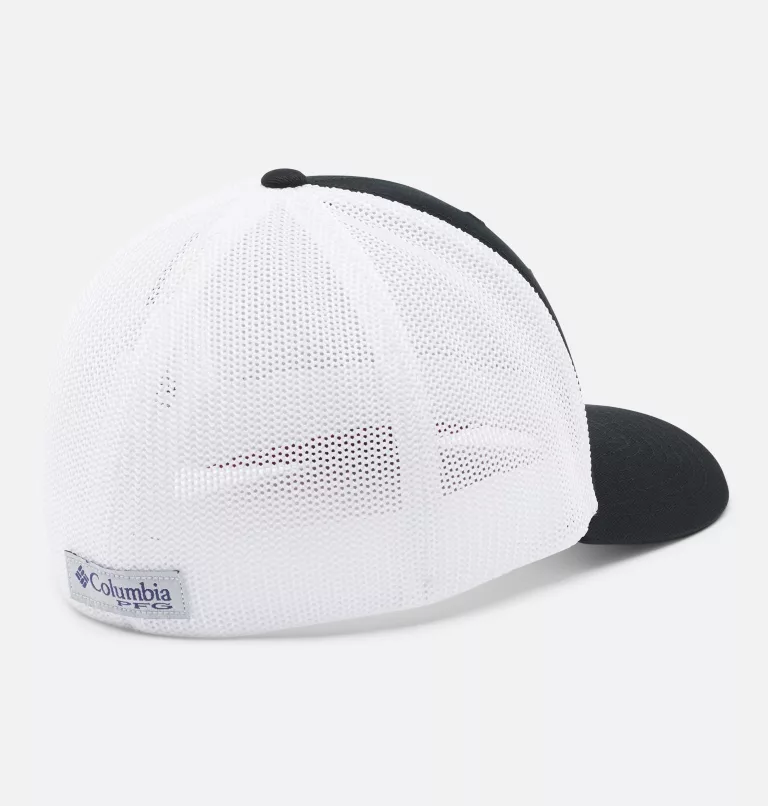 PFG Mesh™ Fish Flag Ball Cap - South Carolina SC - Black