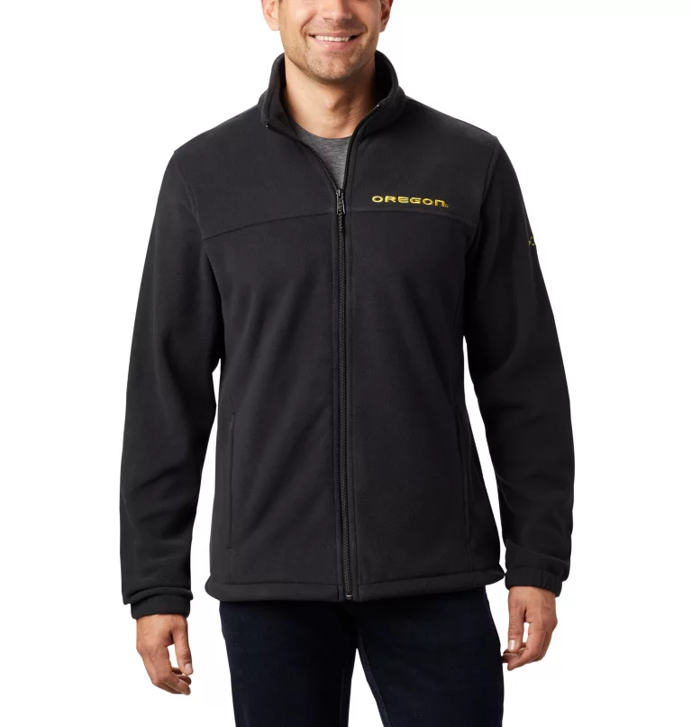 Men's Collegiate Flanker™ III Fleece Jacket - Tall - Oregon UO - Black