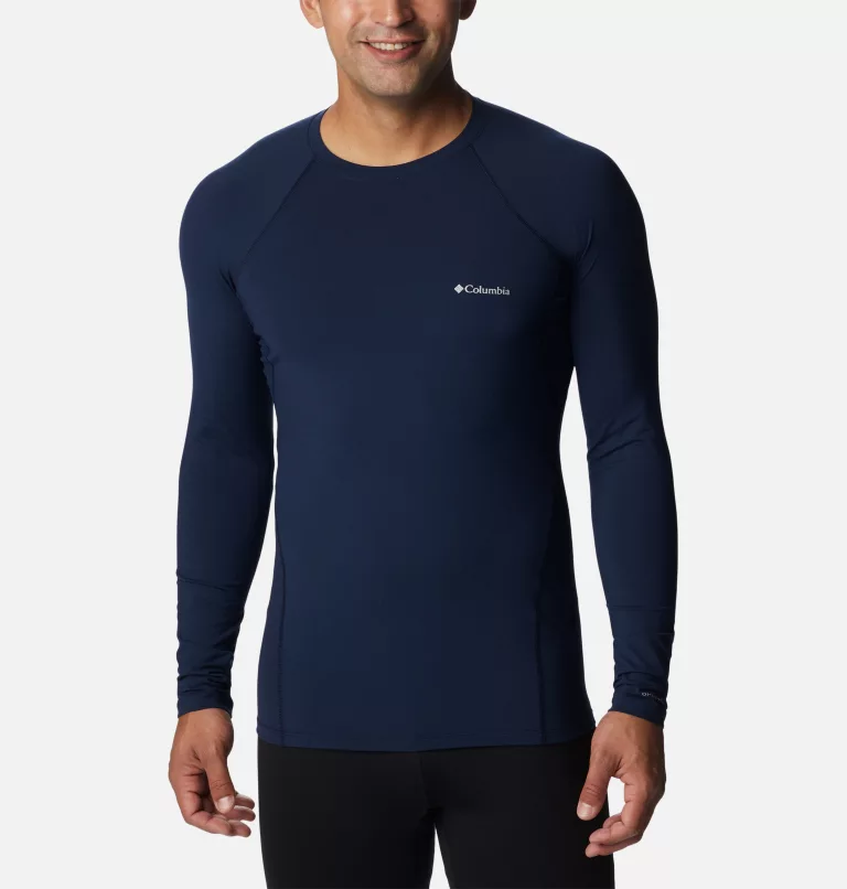 Men’s Omni-Heat™ Midweight Baselayer Crew Collegiate Navy