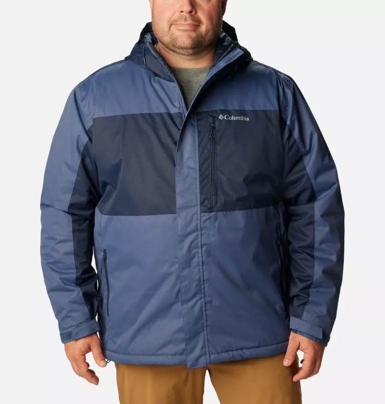 Men's Tipton Peak™ II Insulated Rain Jacket - Big Dark Mountain,Collegiate Navy