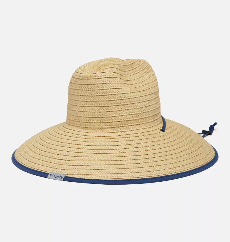 PFG™ Straw Lifeguard Hat Straw,Fish Flag