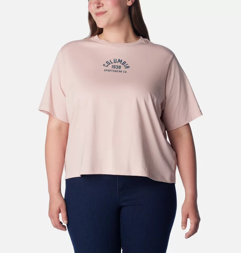 Women's North Cascades™ Relaxed T-Shirt - Plus Size Dusty Pink,College Life
