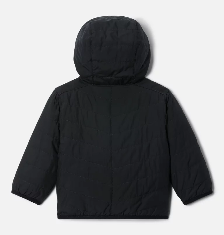 Infant Double Trouble™ Reversible Jacket Black,Chalk Check