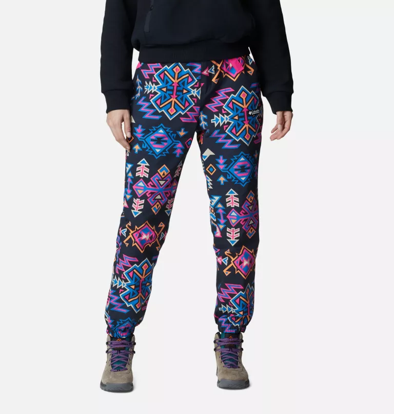 Women's Wintertrainer™ Woven Pants Black Woven Nature Print