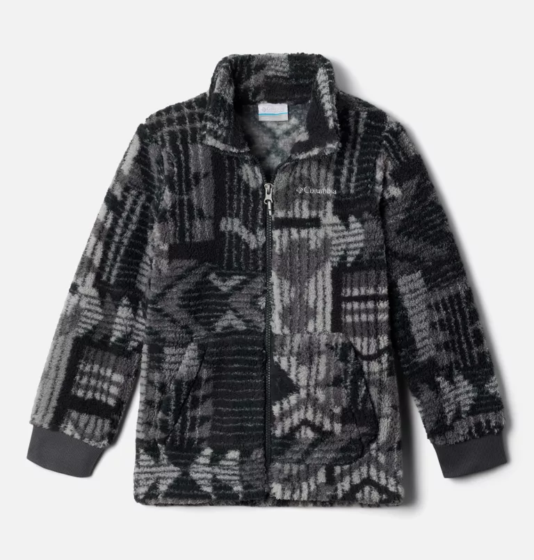 Boys' Rugged Ridge™ II Full Zip Sherpa Shark Pathways