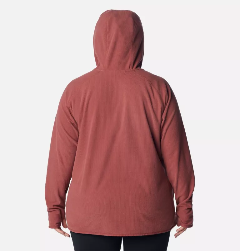Women's Back Beauty™ Pullover Hoodie - Plus Size Beetroot