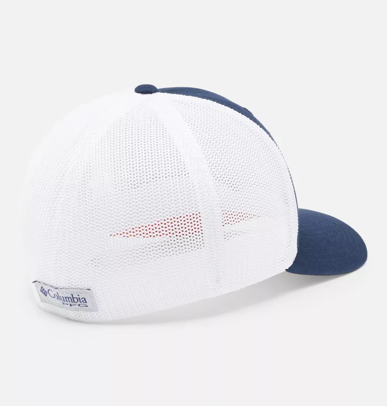 PFG Mesh™ Fish Flag Ball Cap - Auburn AUB - Collegiate Navy