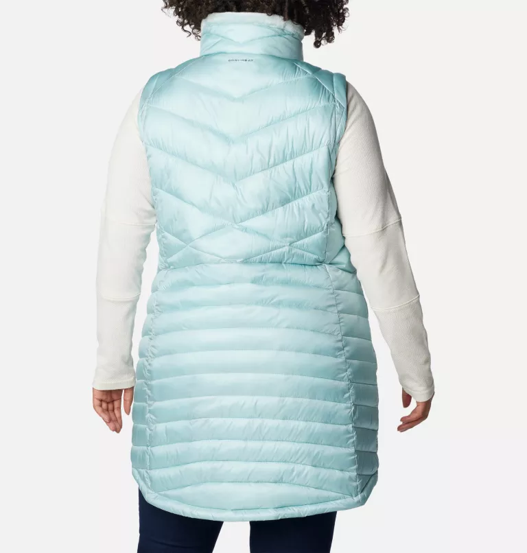Women's Joy Peak™ Long Vest - Plus Size Aqua Haze