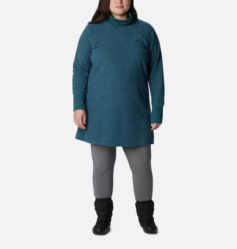 Women's Boundless Trek™ Fleece Dress - Plus Size Night Wave